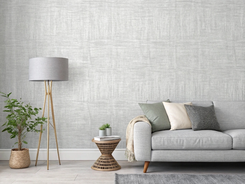 کاغذ دیواری طوسی روشن رای بزرگ نشان دادن خانه