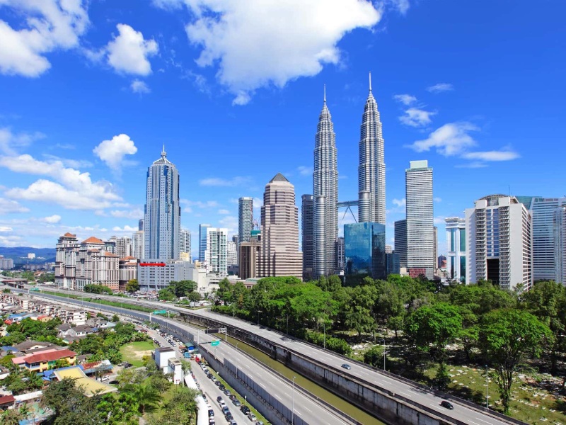 شهر کوالالامپور در مالزی