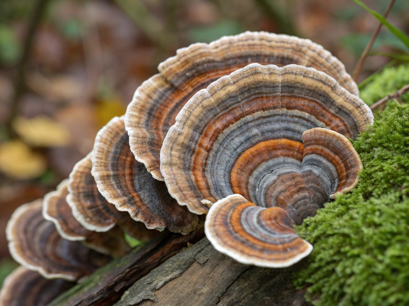 قارچ دم بوقلمون