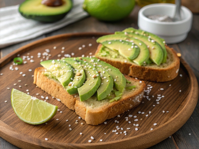 نان تست با آووکادو مناسب برای افراد دارای رفلاکس معده