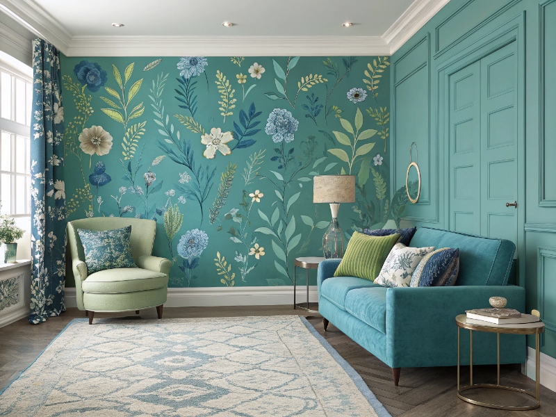 کاغذ دیواری روی ام دی اف می چسبد؟