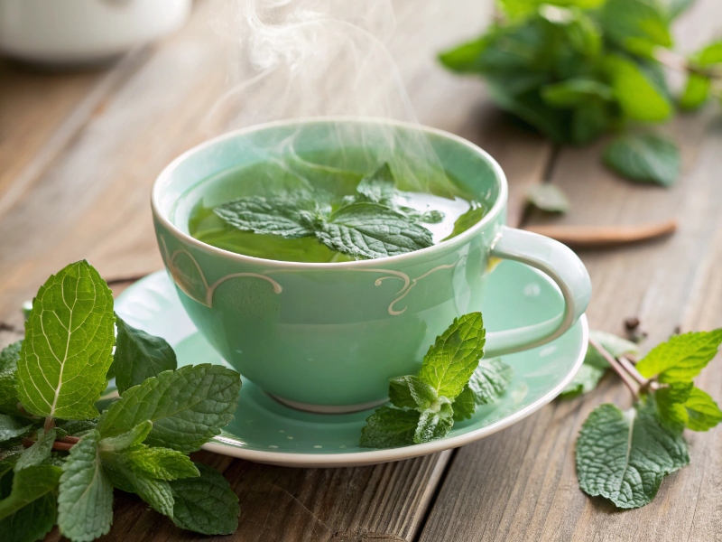 دمنوش نعناع برای تقویت معده و روده