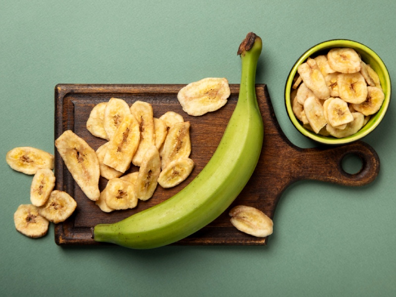 موز خشک چقدر کالری دارد؟