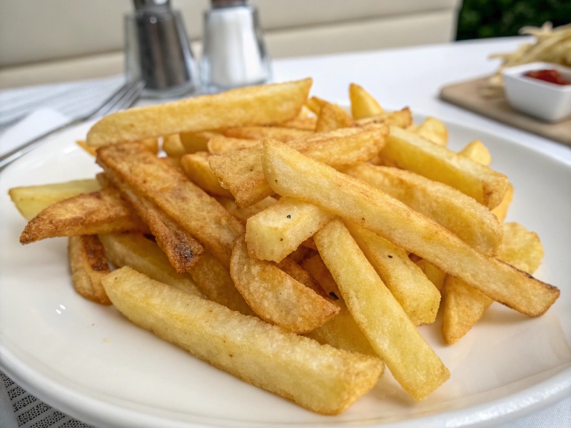 سیب زمینی سرخ کرده برای نوزاد رفلاکسی