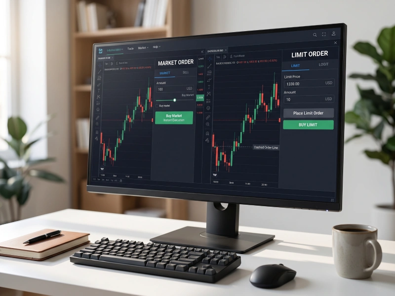 تفاوت سفارش مارکت و لیمیت